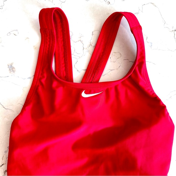 Nike Red One Piece Racerback Competitive Swimsuit size 4 (or size 30) NWT - Picture 6 of 12